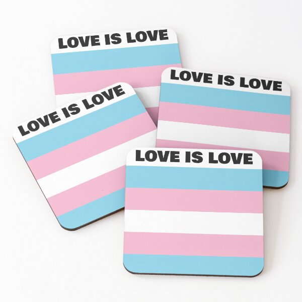 Artikelvorschau, LIEBE IST LIEBE - TRANS-FLAGGE entworfen und verkauft von Inspirationmotivation.