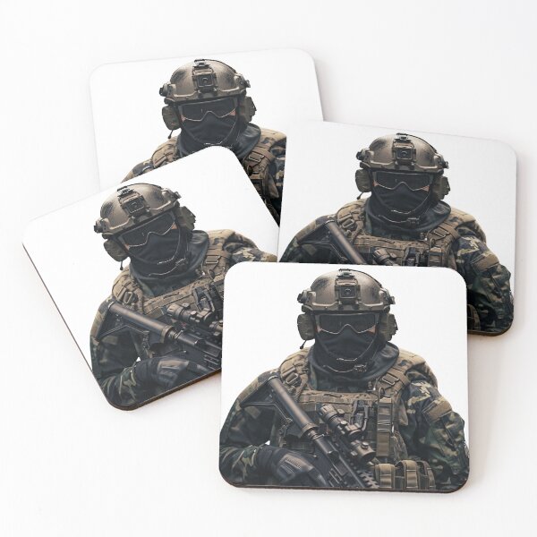 Item preview, Fearless Soldier – Tactical Warrior Apparel Design designed and sold by GG-Graphics.