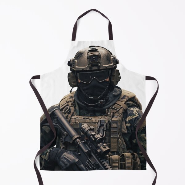 Item preview, Fearless Soldier – Tactical Warrior Apparel Design designed and sold by GG-Graphics.