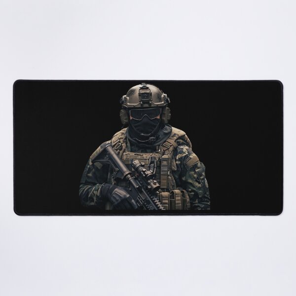 Item preview, Fearless Soldier – Tactical Warrior Apparel Design designed and sold by GG-Graphics.