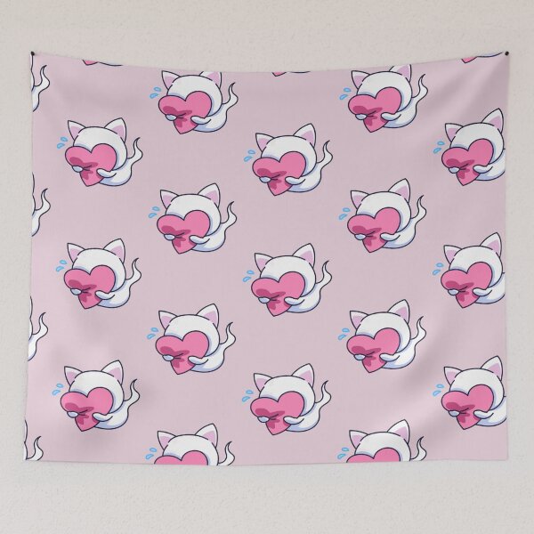 Item preview, Ghost Cat with Heart designed and sold by kiamiontie.