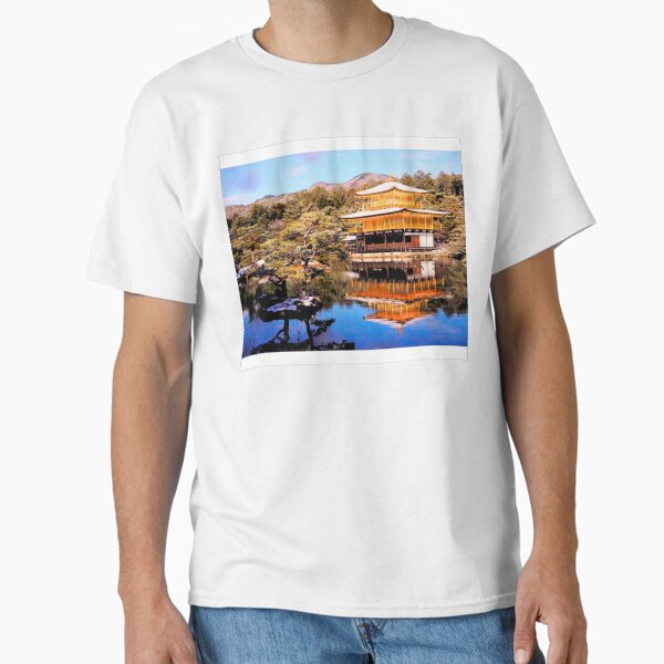 Item preview, kinkakuji temple kyoto japan Winter snow scene designed and sold by pocpoc3579.