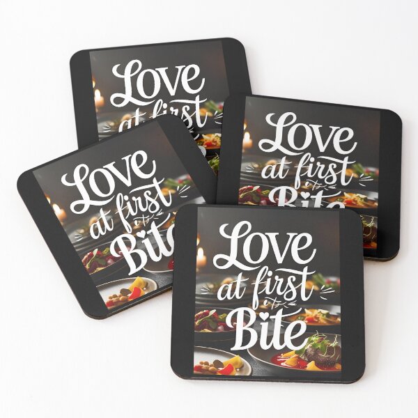 Item preview, Love at first bite kitchen art designed and sold by whatthefoxsays.