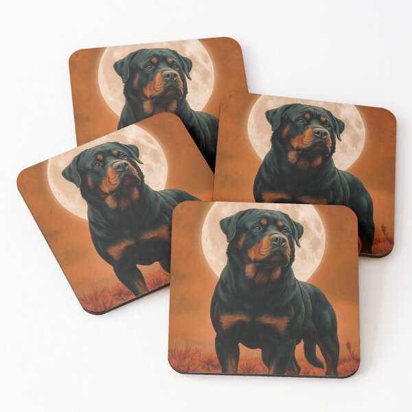 Item preview, Moonlit Rottweiler designed and sold by 123ks.