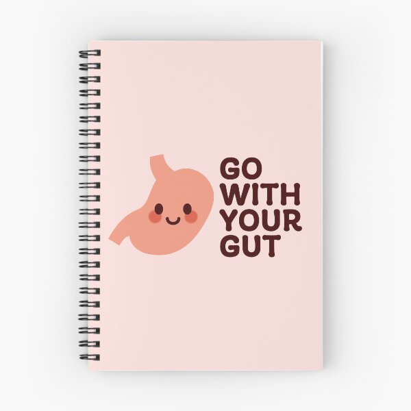 Item preview, Go With Your Gut – Cute Smiling Stomach Illustration designed and sold by OEKAKIYASAN.