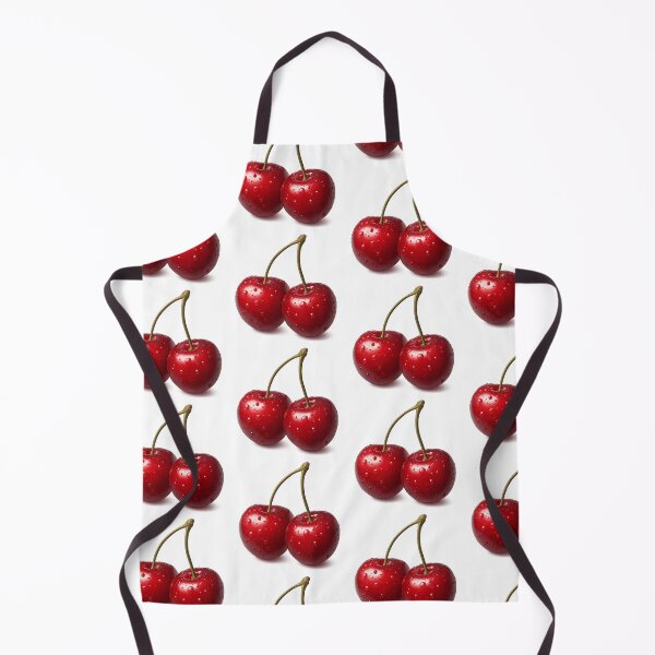 Item preview, Juicy Cherries – Realistic Water-Drop Fruit Illustration designed and sold by BloomOfDesign.