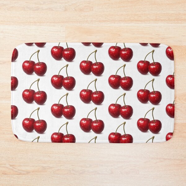 Item preview, Juicy Cherries – Realistic Water-Drop Fruit Illustration designed and sold by BloomOfDesign.