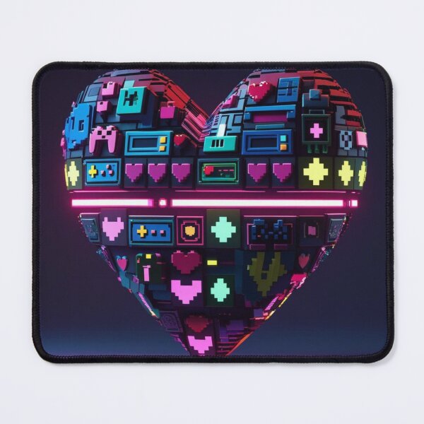Item preview, Pixel Retro Heartbeat of Gaming Life 2 designed and sold by Vibrant Threads.