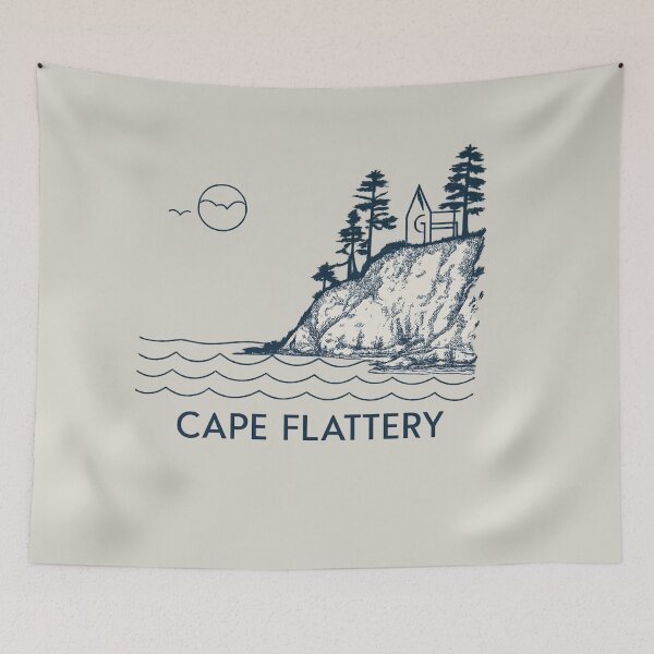 Item preview,  Cape Flattery Scenic Silhouette designed and sold by Uglyandcute.