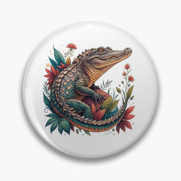 Item preview, Tattoo design of a crocodile designed and sold by zangess1.