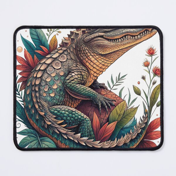 Item preview, Tattoo design of a crocodile designed and sold by zangess1.