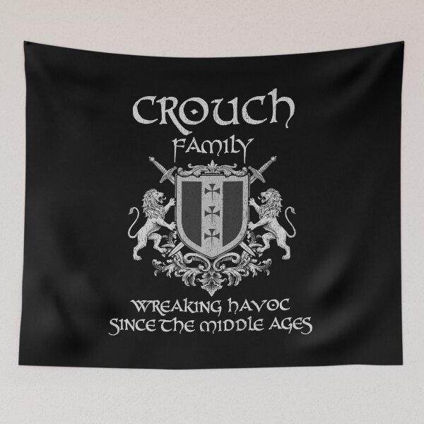 Item preview, Crouch Family Crest – Medieval Heritage Emblem for Ancestry Lovers & Vintage Style Fans designed and sold by 9X FR.