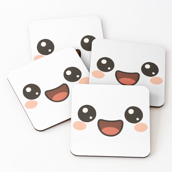 Item preview, Kawaii Happy Face - かわいいハッピーフェイス designed and sold by foxtrot813.