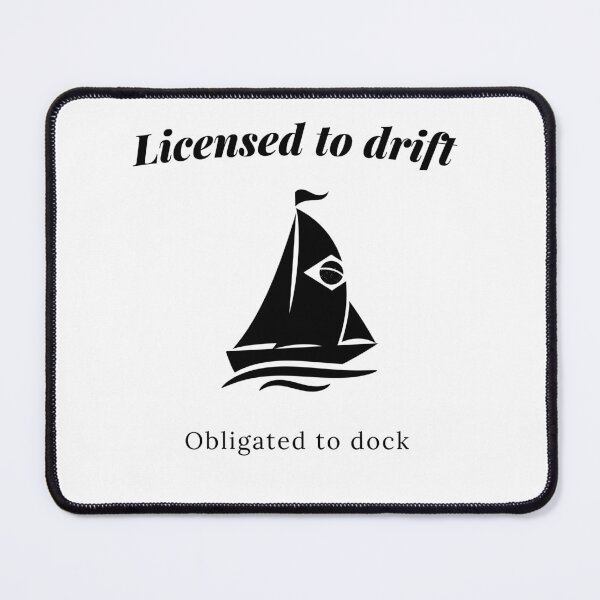 Item preview, Licensed to Drift – The Tethered Freedom Black designed and sold by BeBetterPeople.