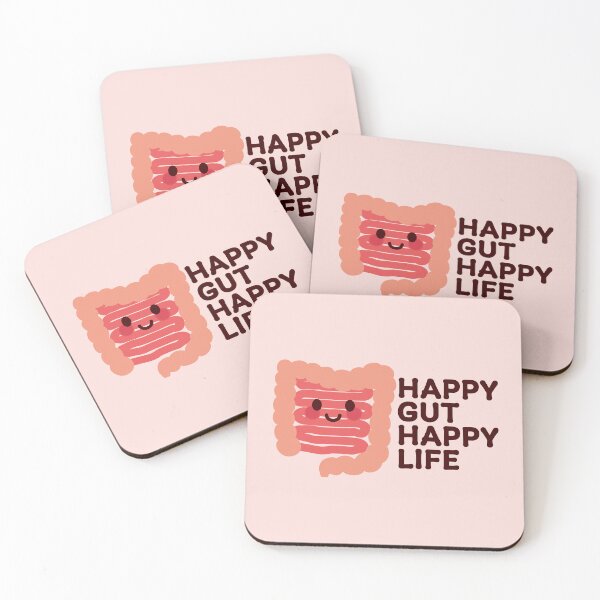 Item preview, Happy Gut, Happy Life – Cute Smiling Intestine Design designed and sold by OEKAKIYASAN.