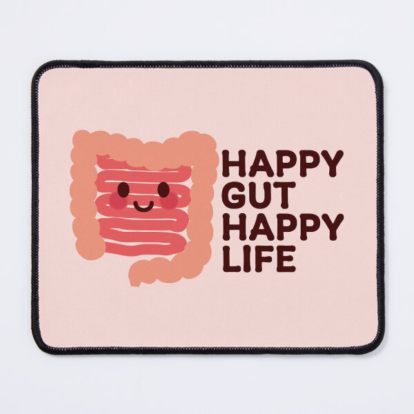 Item preview, Happy Gut, Happy Life – Cute Smiling Intestine Design designed and sold by OEKAKIYASAN.