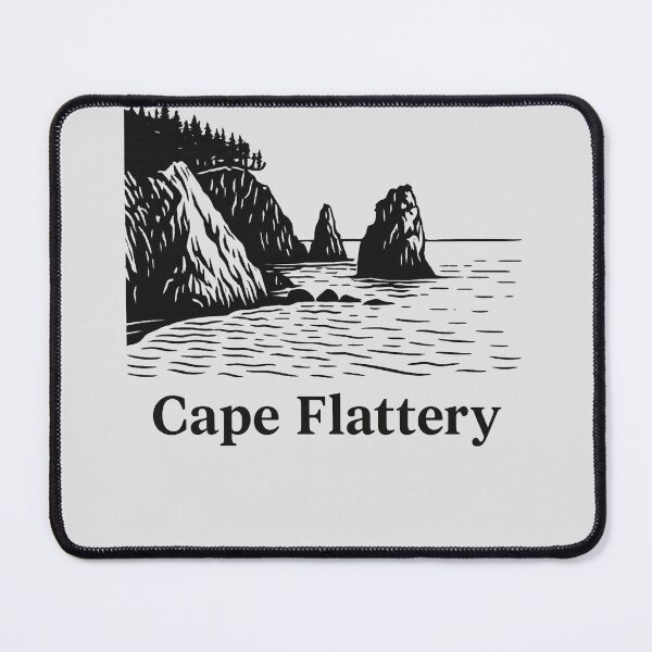 Item preview, Cape Flattery Scenic Silhouette designed and sold by Uglyandcute.