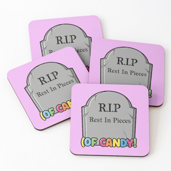 Item preview, RIP Rest In Pieces Of Candy Funny Halloween T-Shirt designed and sold by WittyNest Studio.
