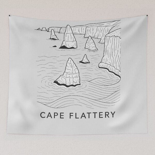 Item preview, Cape Flattery Scenic Silhouette designed and sold by Uglyandcute.