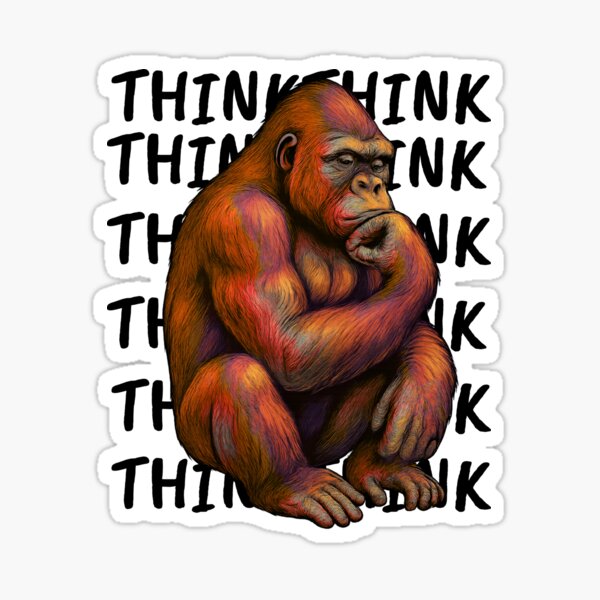 Item preview, Deep thoughts of a gorilla designed and sold by sevotasarim.