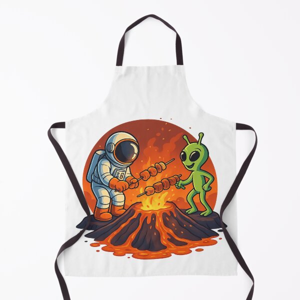 Item preview, Volcanic BBQ on Mars designed and sold by HEERMANArt.