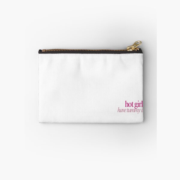 Item preview, Witty 'Hot Girls Have Tummy Issues' Funny Slogan Quote designed and sold by heyhuecreatives.