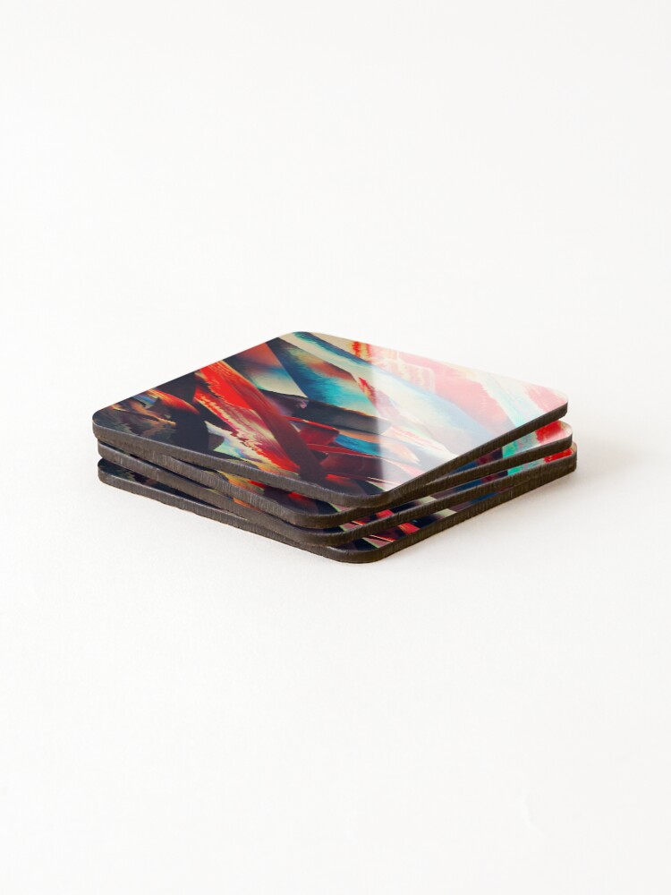 Thumbnail 4 of 5, Coasters (Set of 4), Storm Pattern Abstract designed and sold by ViaARTfactory.