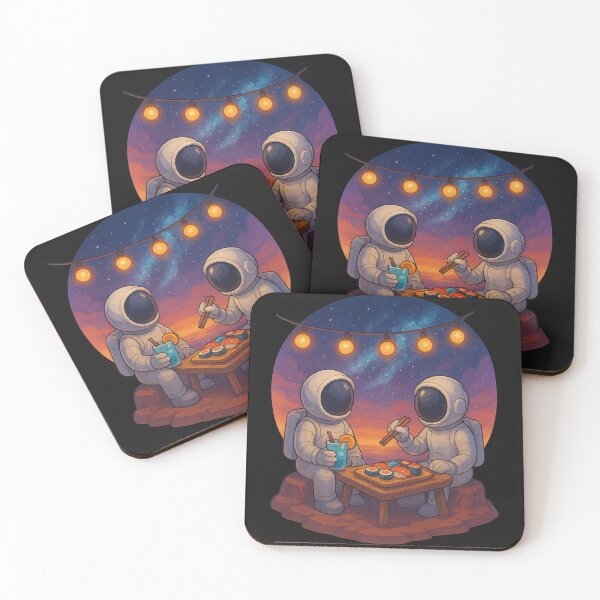Item preview, Galactic Sushi Date at Sunset designed and sold by HEERMANArt.
