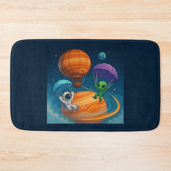 Item preview, Starlit Parachute Dive on Jupiter designed and sold by HEERMANArt.