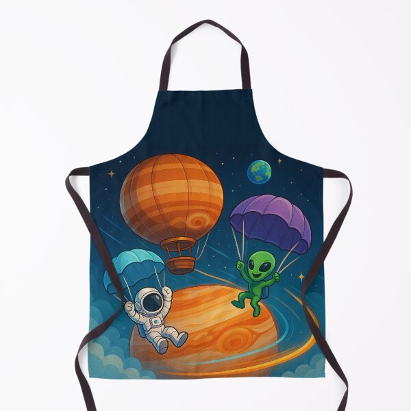 Item preview, Starlit Parachute Dive on Jupiter designed and sold by HEERMANArt.