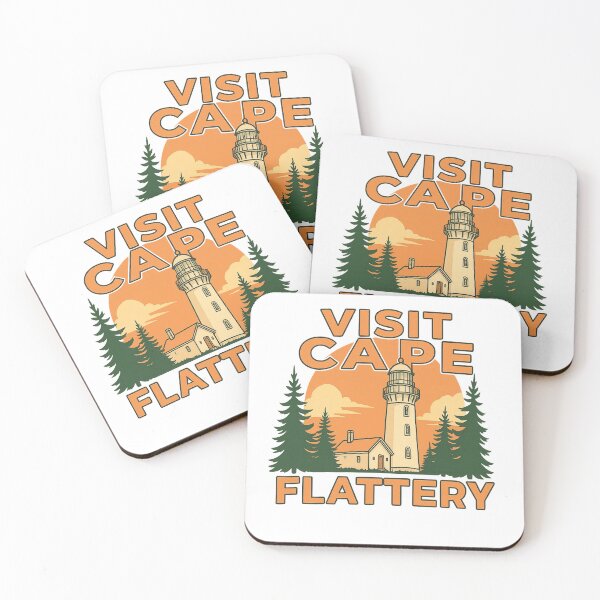 Item preview, Vintage Travel Poster Style Cape Flattery designed and sold by Uglyandcute.