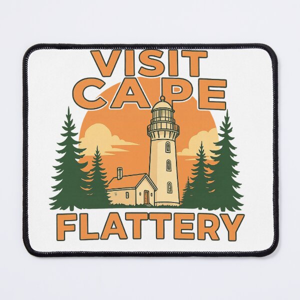Item preview, Vintage Travel Poster Style Cape Flattery designed and sold by Uglyandcute.