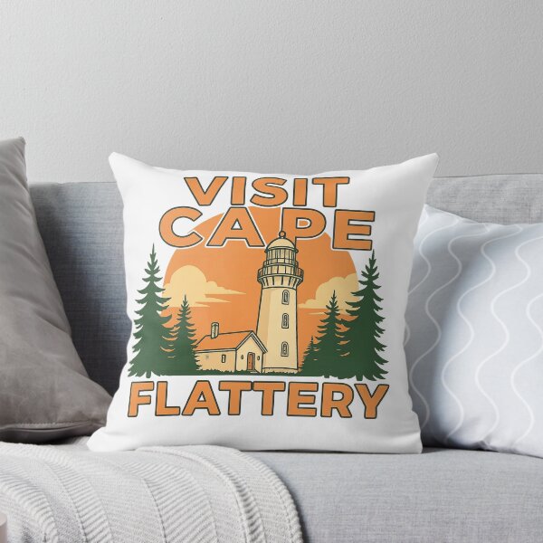 Item preview, Vintage Travel Poster Style Cape Flattery designed and sold by Uglyandcute.