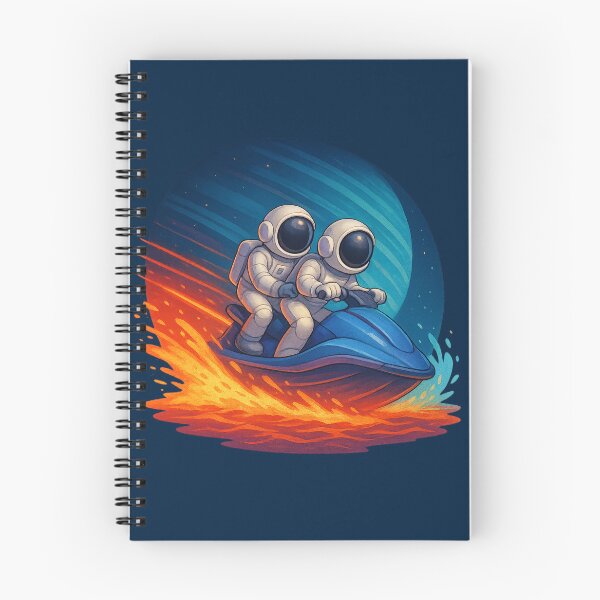 Item preview, Neptune Jet Ski Chase Under Cosmic Sparks designed and sold by HEERMANArt.