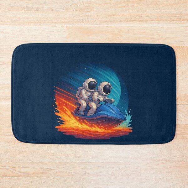 Item preview, Neptune Jet Ski Chase Under Cosmic Sparks designed and sold by HEERMANArt.