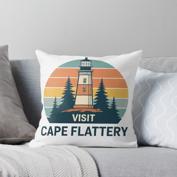Item preview, Vintage Travel Poster Style Cape Flattery designed and sold by Uglyandcute.