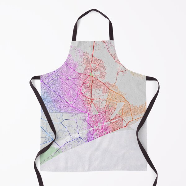 Item preview, Lome City Map of Togo - Colorful designed and sold by deMAP.