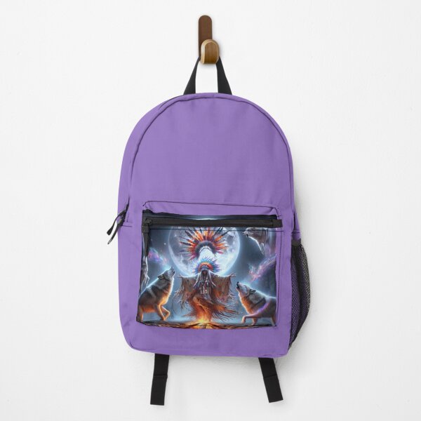 Item preview, MYSTICAL SCENE WITH INDIGENOUS designed and sold by Catalina Kate.