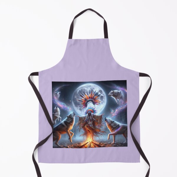 Item preview, MYSTICAL SCENE WITH INDIGENOUS designed and sold by Catalina Kate.