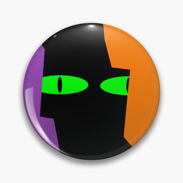 Aperçu de l'œuvre Yeux de chat noirs effrayants et farfelus pour Halloween créée et vendue par P2GSimplyLife.