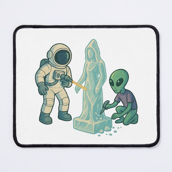 Item preview, Frozen Sculptors of Europa: Cosmic Ice Art designed and sold by HEERMANArt.