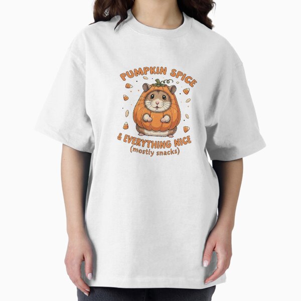 Item preview, Cute Hamster Pumpkin Spice | Mostly Snacks Autumn Tee designed and sold by WittyNest Studio.