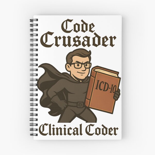Item preview, Code Crusader ICD-10 Healthcare Heroes Clinical Coder designed and sold by ClinicalHubs.