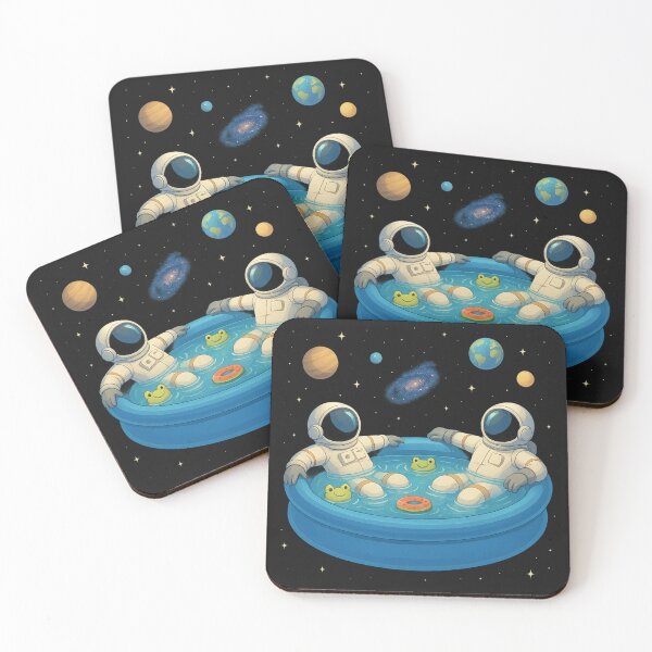 Item preview, Interplanetary Pool Party: Floating Fun in Space designed and sold by HEERMANArt.