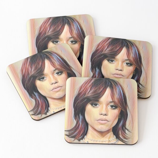 Item preview, Jenna Ortega, pastel portrait designed and sold by Pinkgnomie.