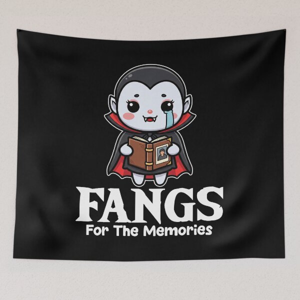 Item preview, FANGS FOR THE MEMORIES - VAMPIRE HALLOWEEN designed and sold by KEF Custom.