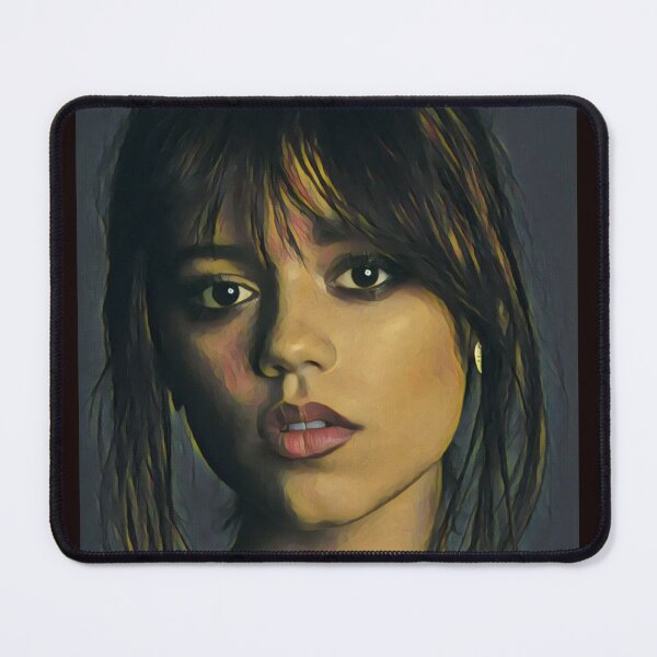 Item preview, Jenna Ortega, dark portrait designed and sold by Pinkgnomie.