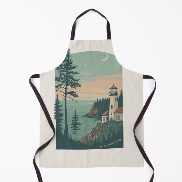 Item preview, Vintage Travel Poster Style Cape Flattery designed and sold by Uglyandcute.