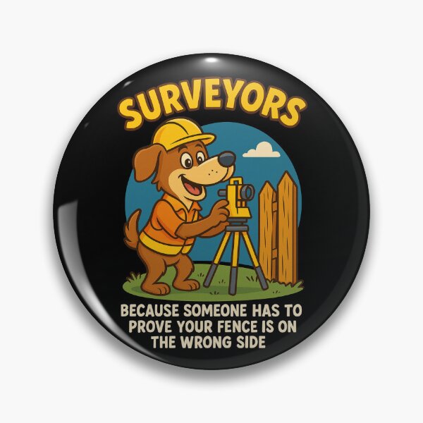 Item preview, Surveyors Because Someone Has To Prove Your Fence Is On The Wrong Side Funny Gifts For Surveyors designed and sold by LookARTIST.