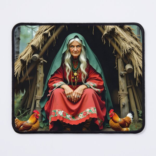 Item preview, Baba Yaga – Slavic Witch Goddess of Shadow and Transformation designed and sold by SoniaSarkali.